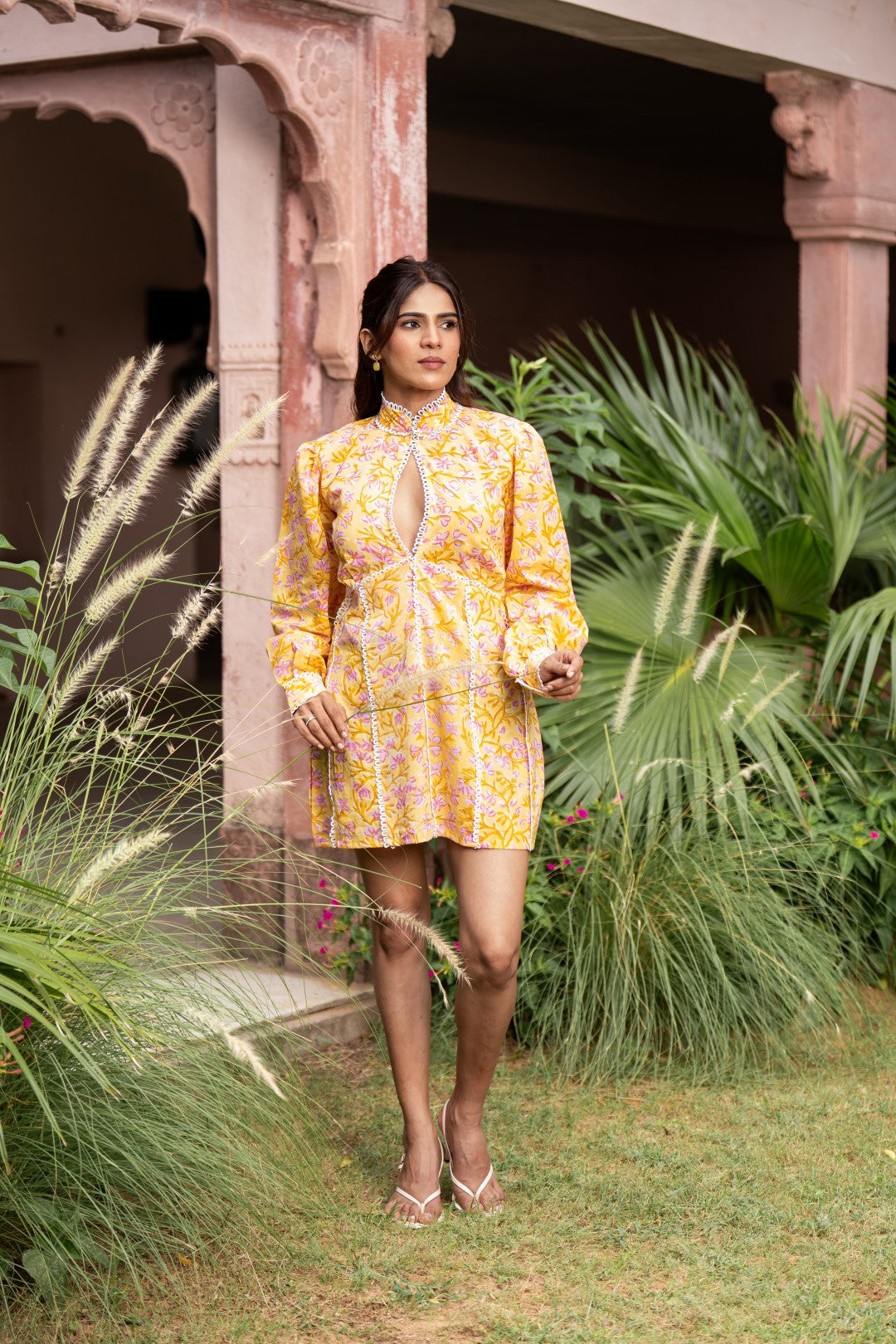 Sunshine Full Sleeve Short Dress