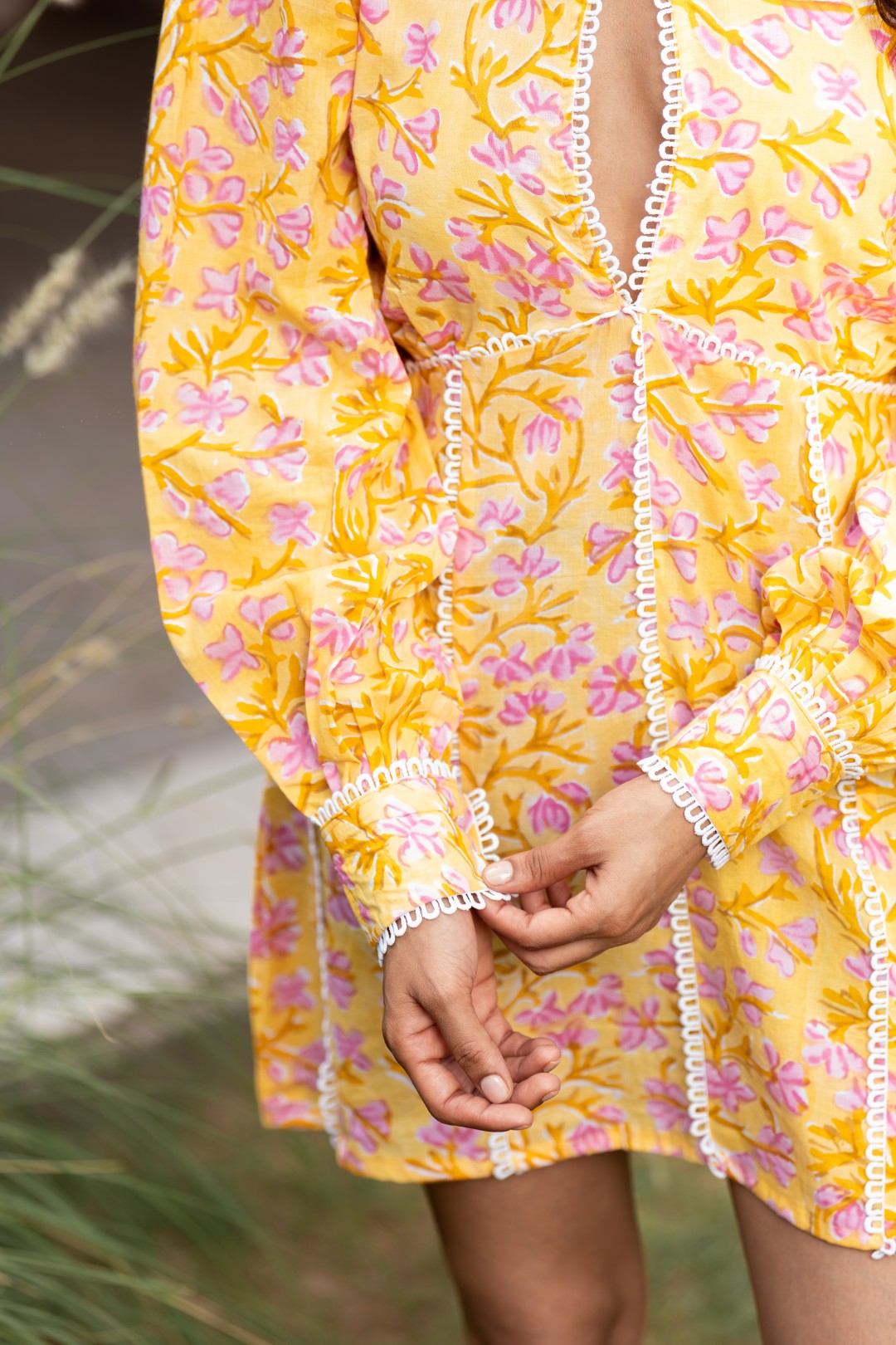Sunshine Full Sleeve Short Dress