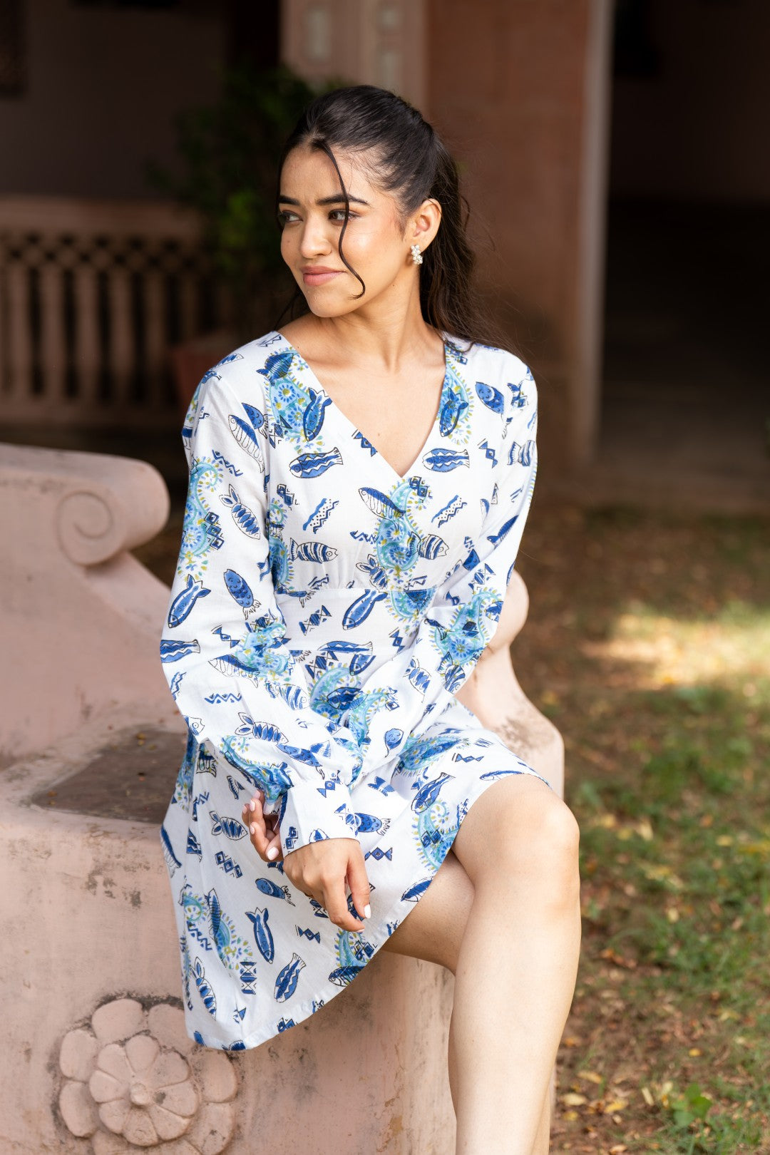 Marine Short Dress