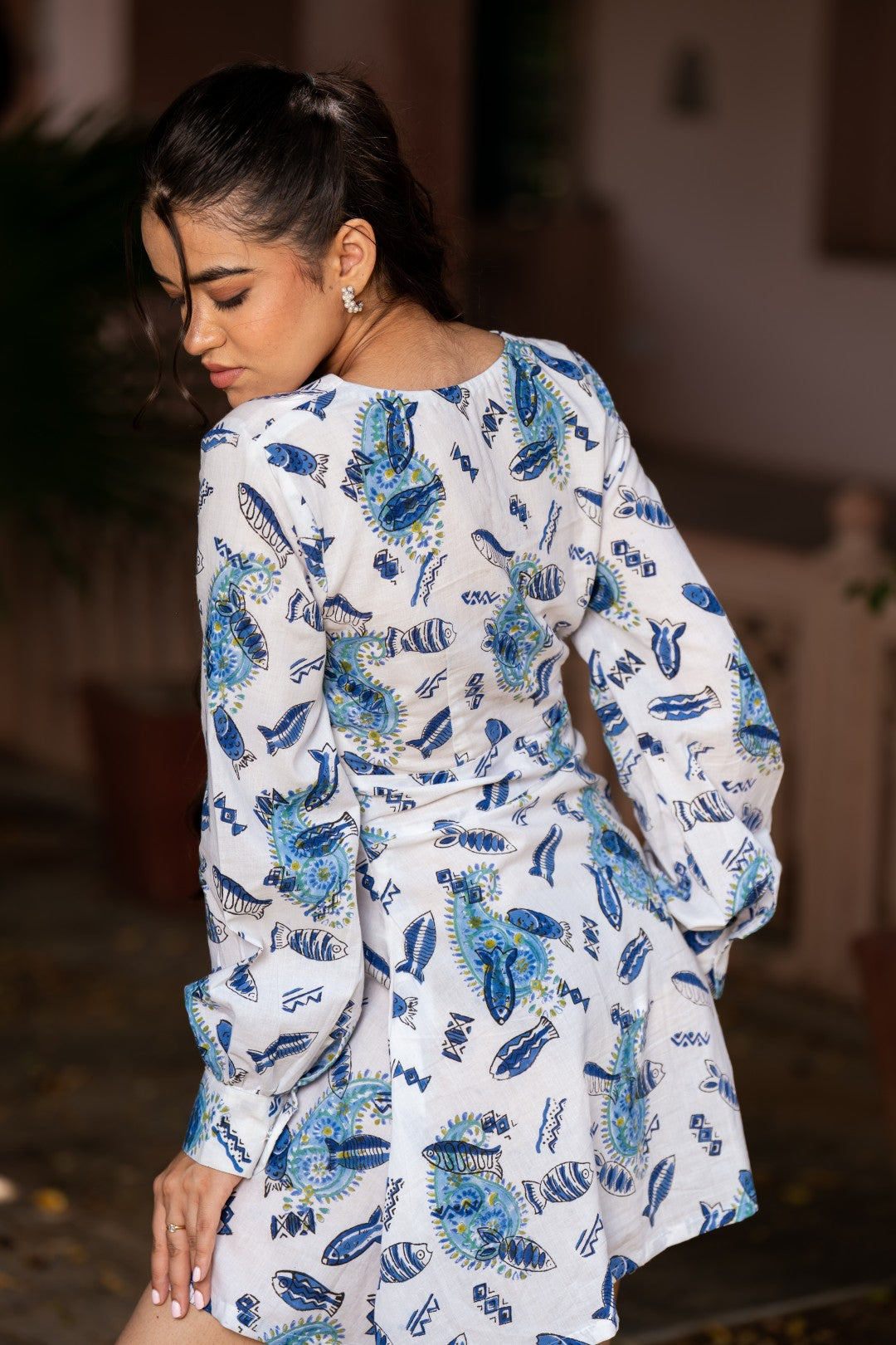Marine Short Dress