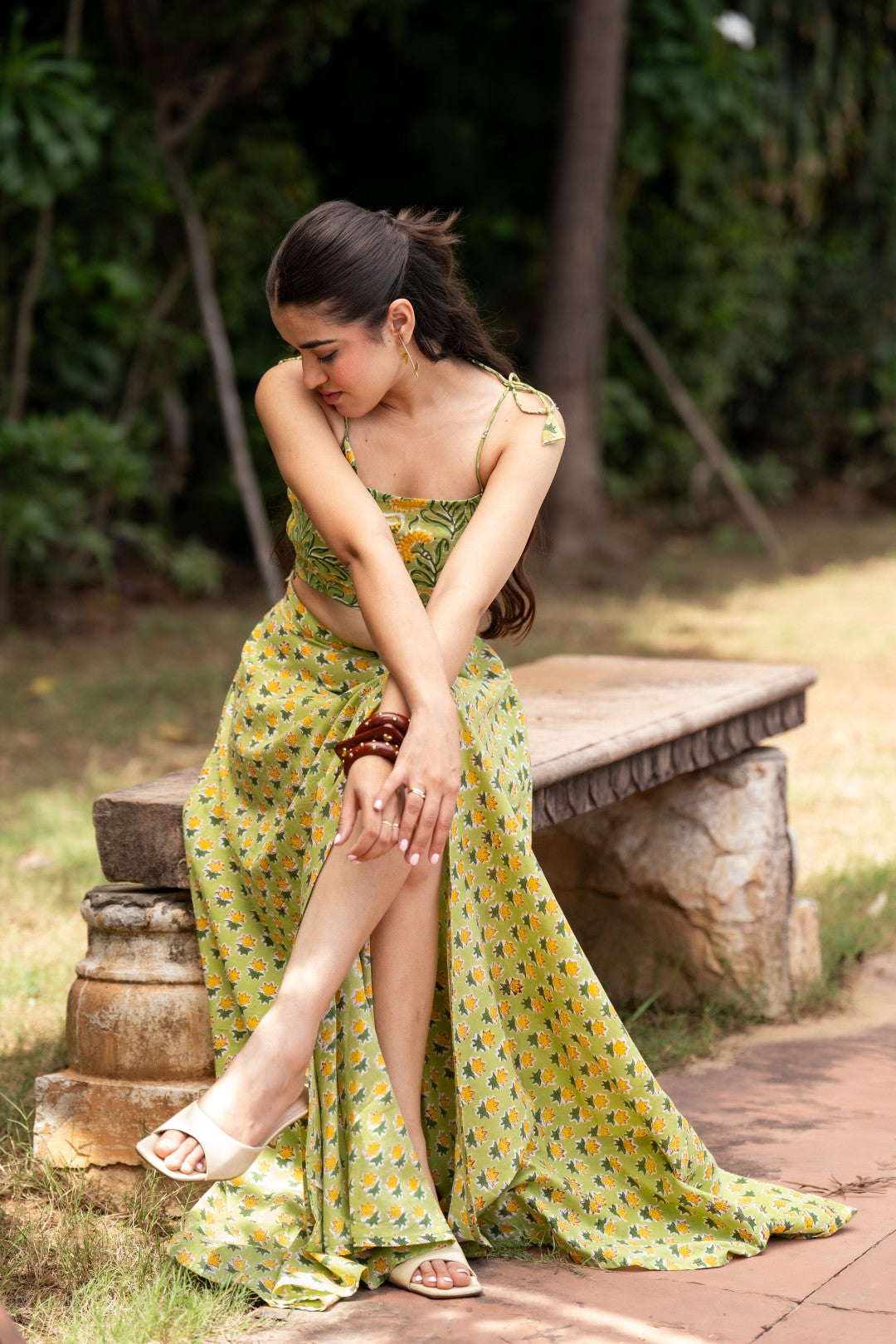 Sunflower 2 Piece Skirt Set