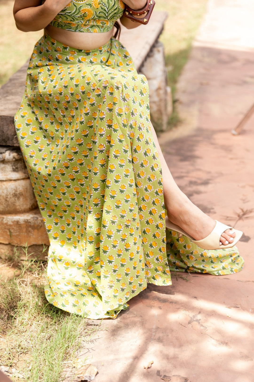 Sunflower 2 Piece Skirt Set